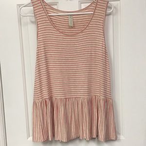 NWOT Evereve peplum tank